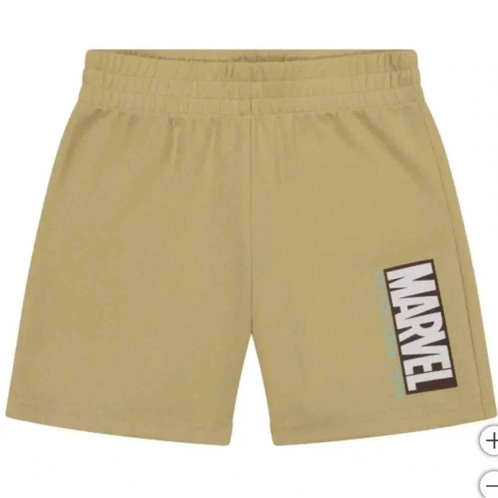 Marvel Boy's Jersey Shirt Tee Shorts Set Size 2T NWT